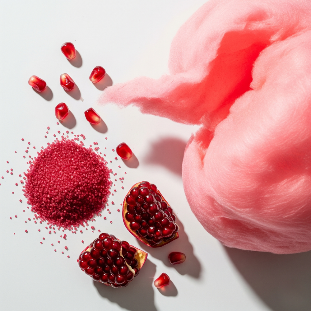 Pomegranate Cotton Candy Floss Sugar