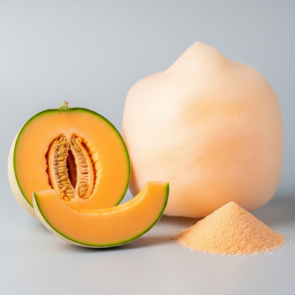 Cantaloupe Cotton Candy Floss Sugar