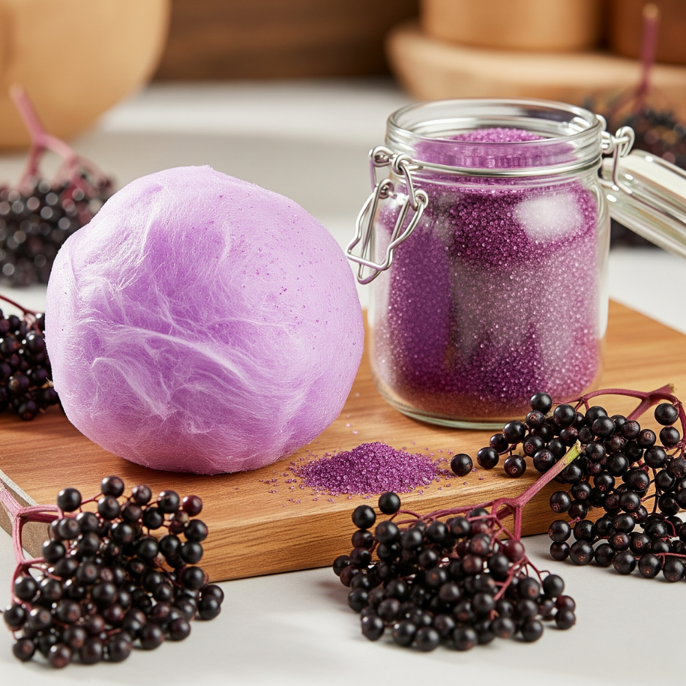 Elderberry Cotton Candy Floss Sugar