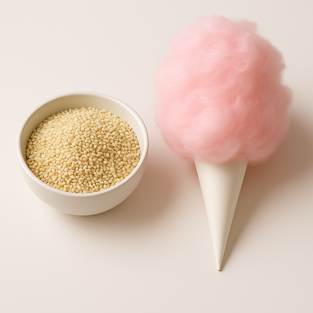 Organic Sesame Cotton Candy Floss Sugar