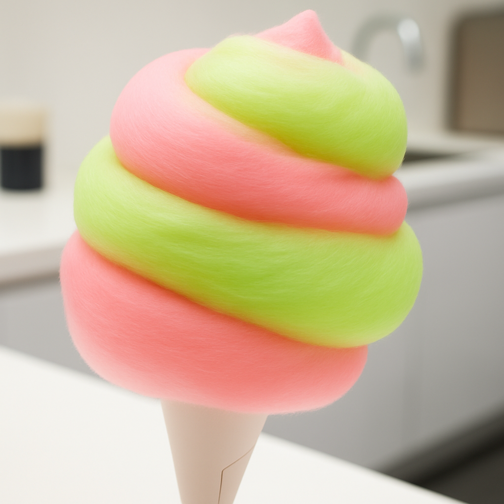 Strawberry Lime Cotton Candy Floss Sugar