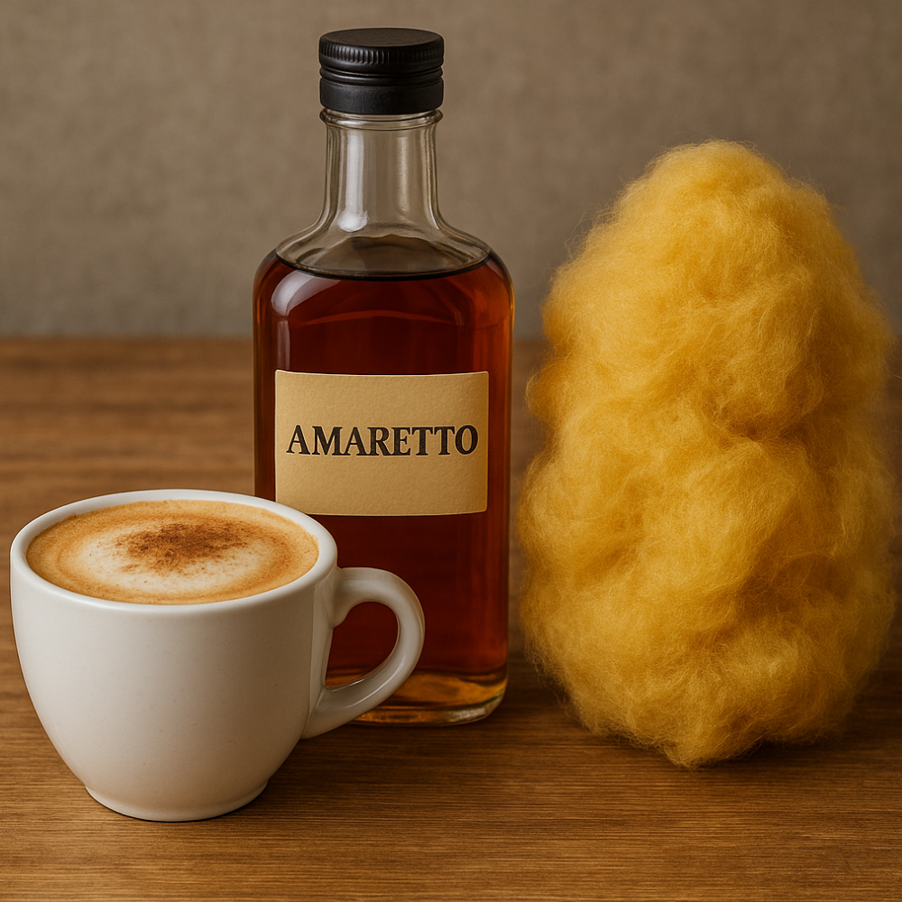 Organic Cappuccino Amaretto Cotton Candy Floss Sugar