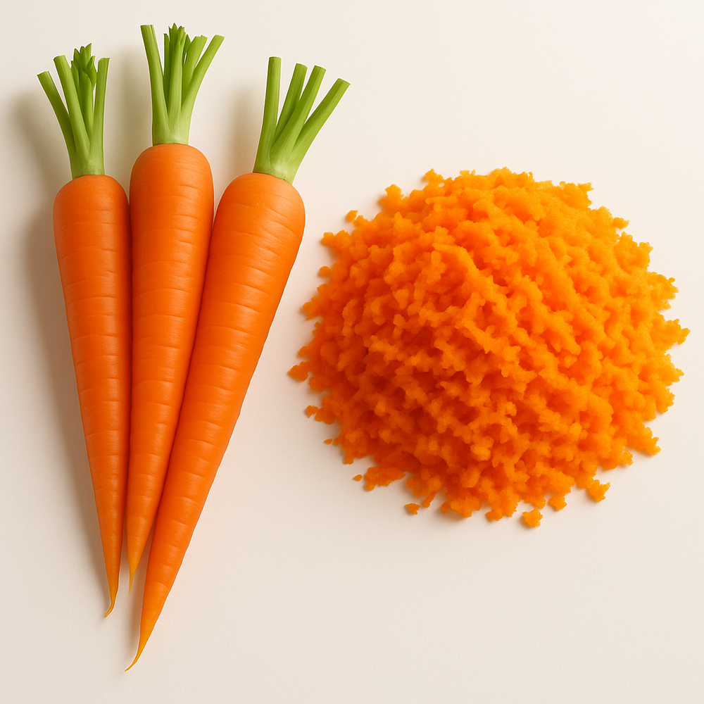 Organic Carrot Pulp Powder