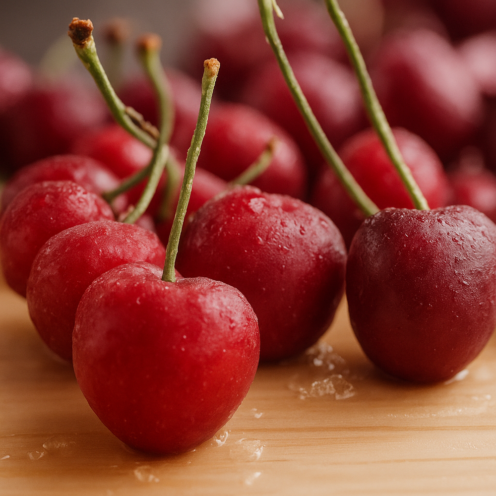 Organic Cherry Topping and Variegate