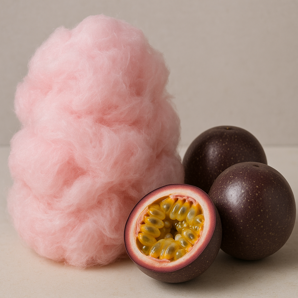 Organic Passion Fruit Cotton Candy Floss Sugar