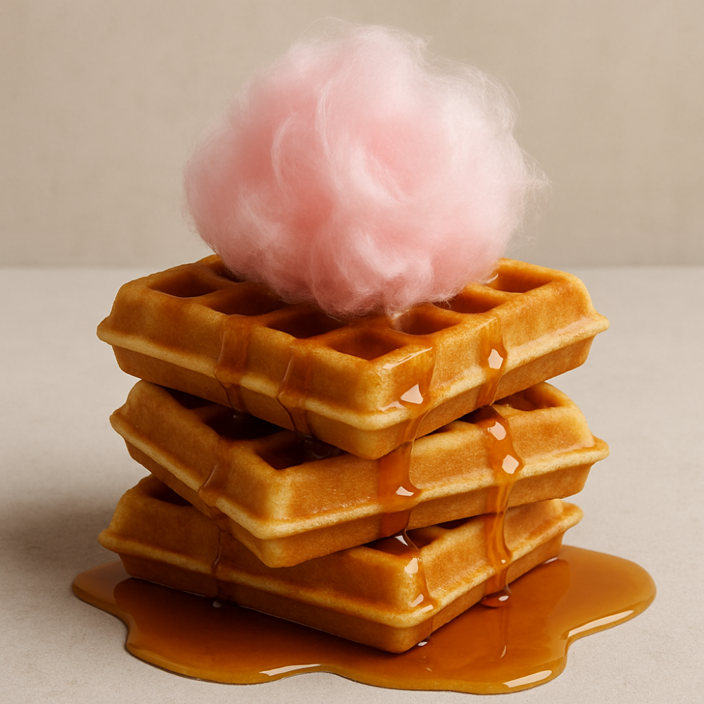 Organic Waffle Cotton Candy Floss Sugar