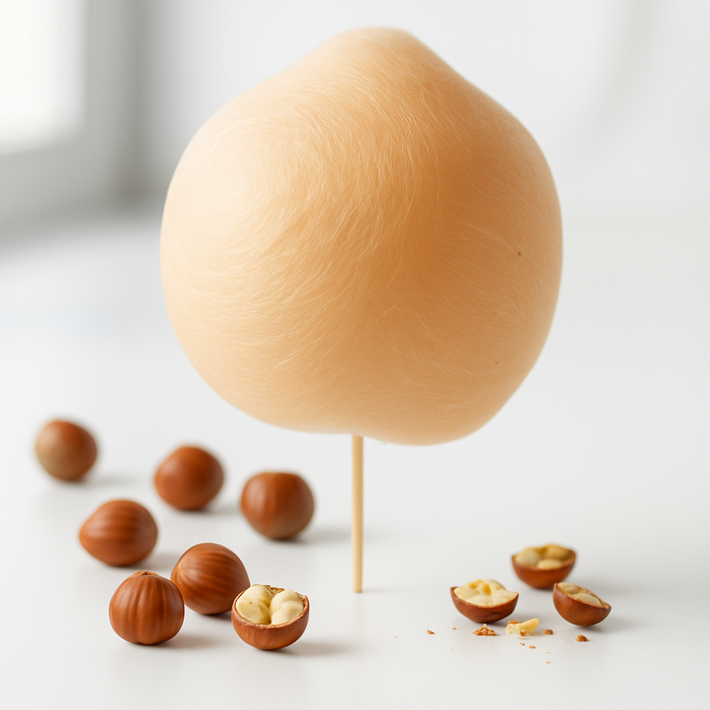 Organic Amaretto Hazelnut Cotton Candy Floss Sugar