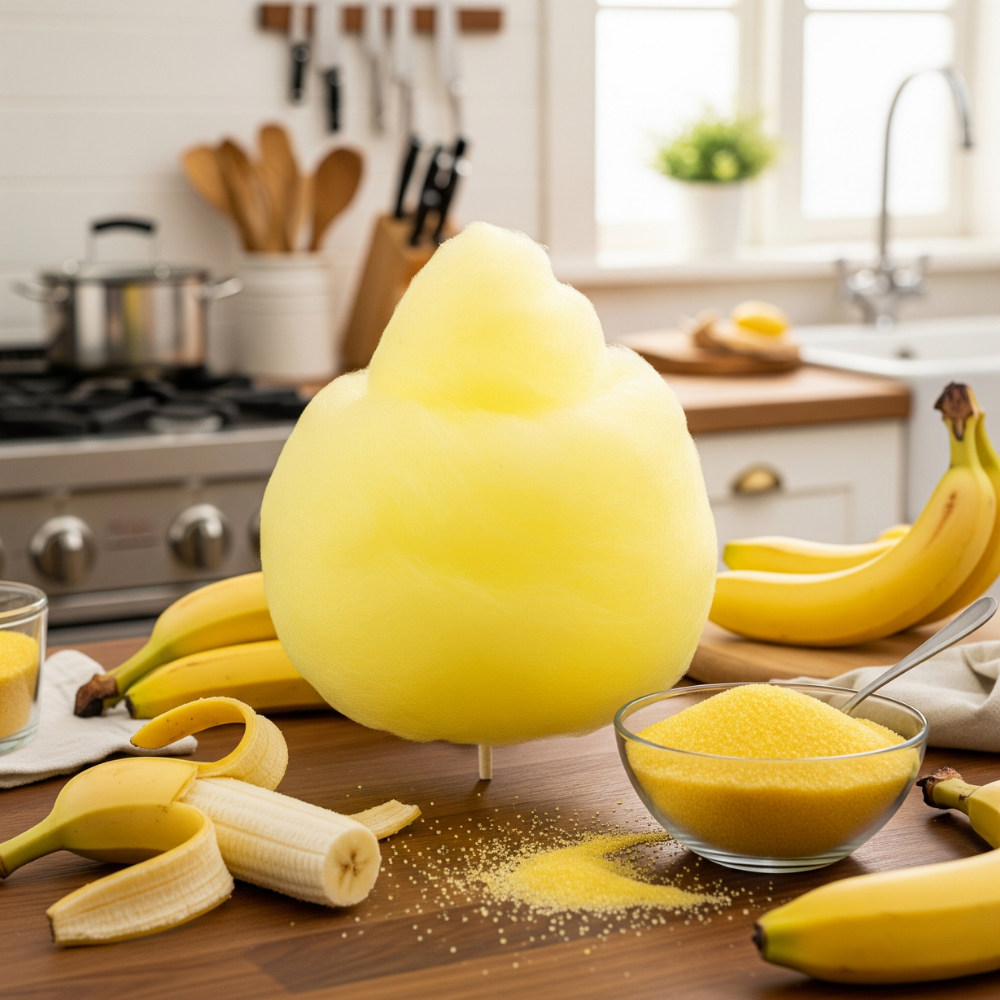 Banana Cotton Candy Floss Sugar