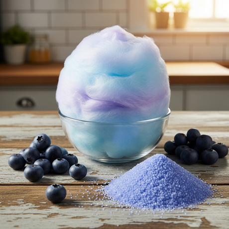 Blueberry Cotton Candy Floss Sugar (Without Color)