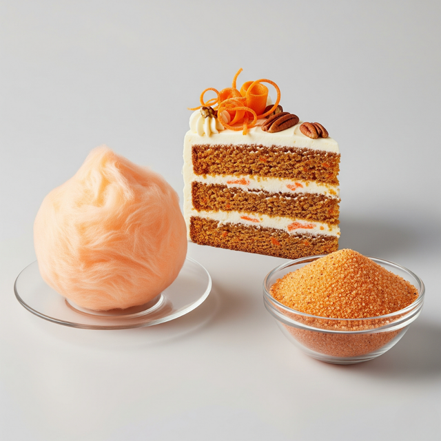 Carrot Cake Cotton Candy Floss Sugar