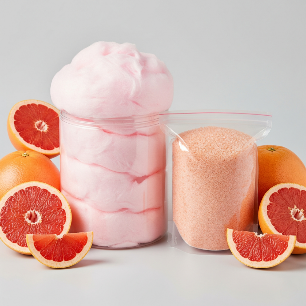 Grapefruit Cotton Candy Floss Sugar
