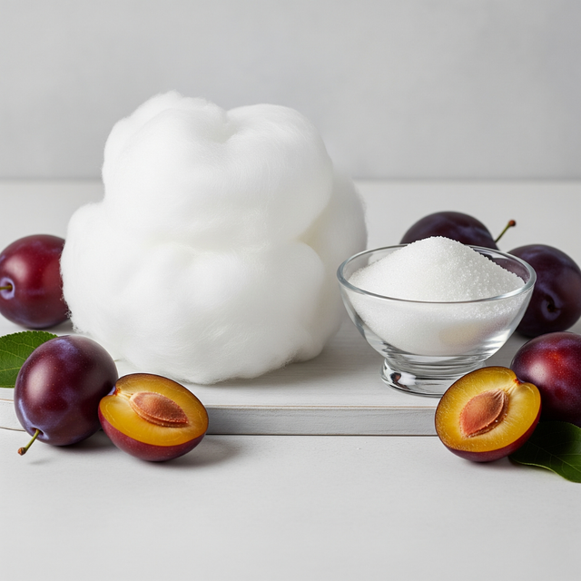 Plum Cotton Candy Floss Sugar (Without Color)