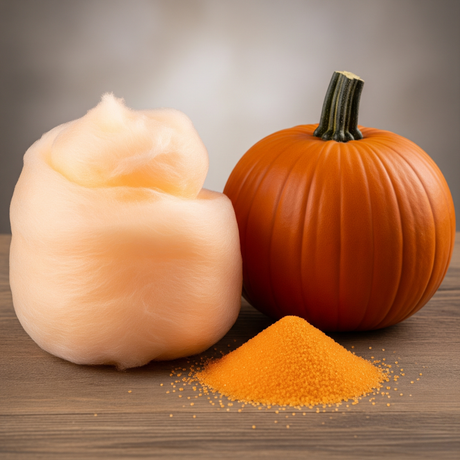 Pumpkin Cotton Candy Floss Sugar
