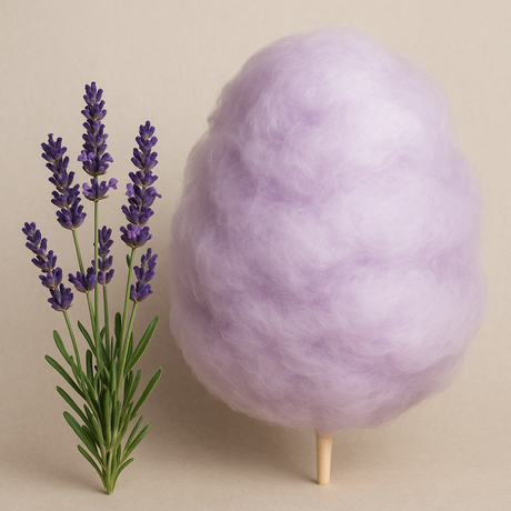 Lavender Cotton Candy Floss Sugar