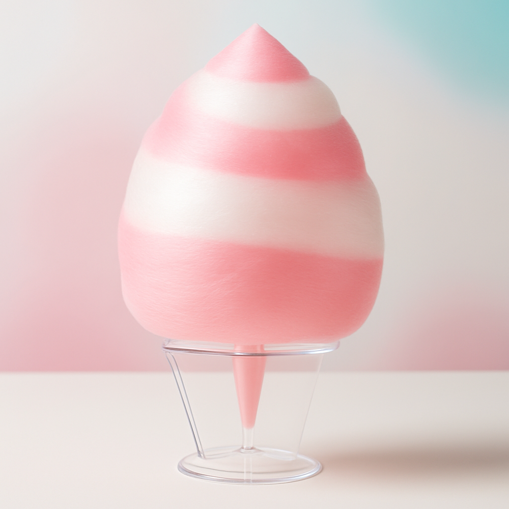 Strawberry Cream Cotton Candy Floss Sugar