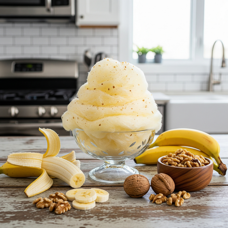 Banana Nut Cotton Candy Floss Sugar