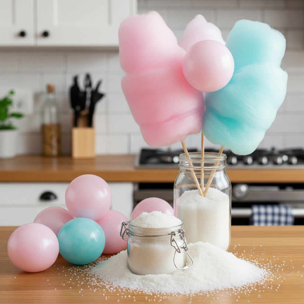 Bubble Gum Cotton Candy Floss Sugar (Without Color), Organic