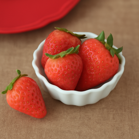 Organic Strawberry Topping and Variegate