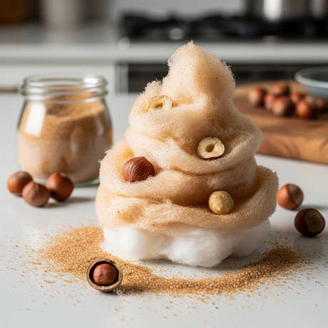 Amaretto Hazelnut Cotton Candy Floss Sugar