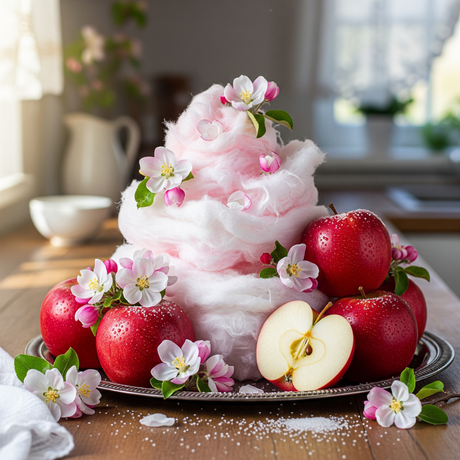 Apple Blossom Cotton Candy Floss Sugar