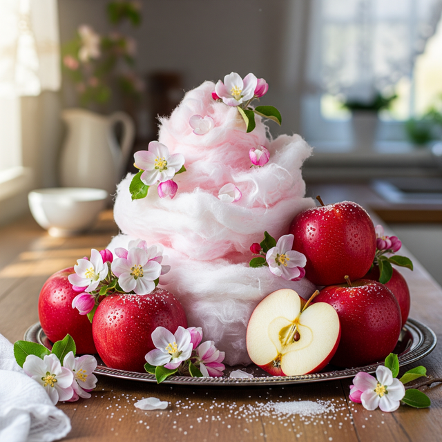 Apple Blossom Cotton Candy Floss Sugar