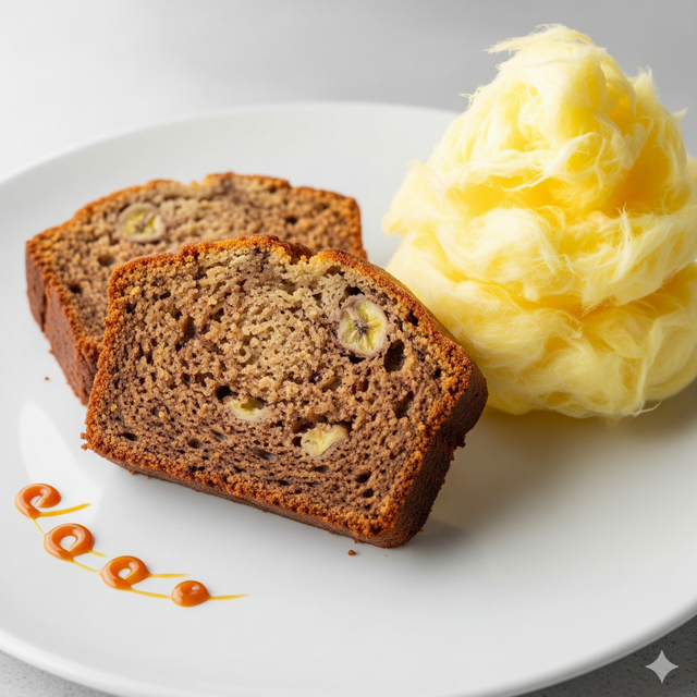 Organic Banana Nut Cotton Candy Floss Sugar