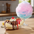 Banana Split Cotton Candy Floss Sugar