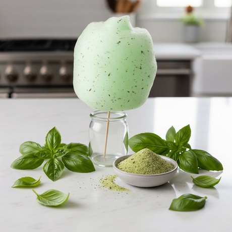 Basil Cotton Candy Floss Sugar