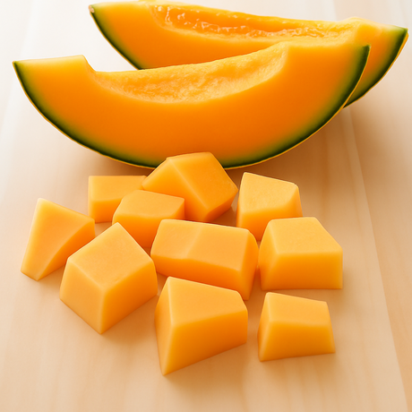 Organic Cantaloupe Cotton Candy Floss Sugar