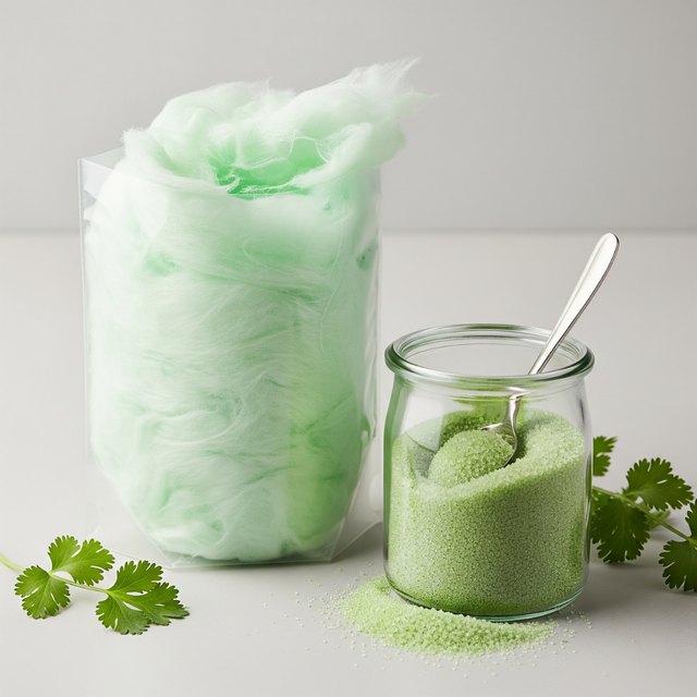 Cilantro Cotton Candy Floss Sugar