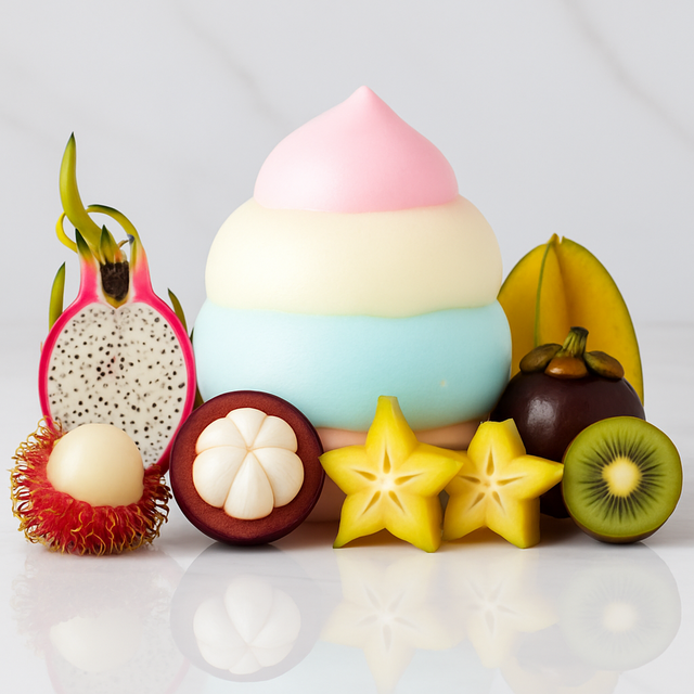 Exotic Tropical Medley Cotton Candy Floss Sugar