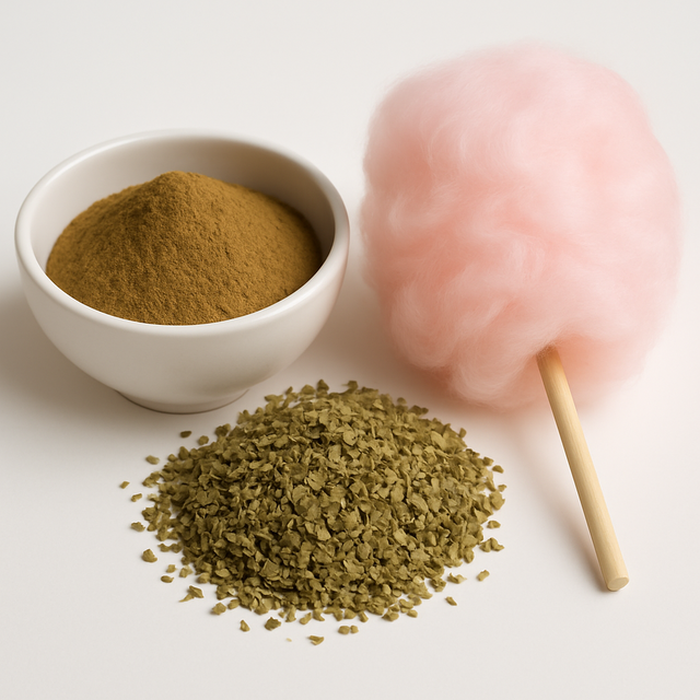Organic Marjoram Cotton Candy Floss Sugar