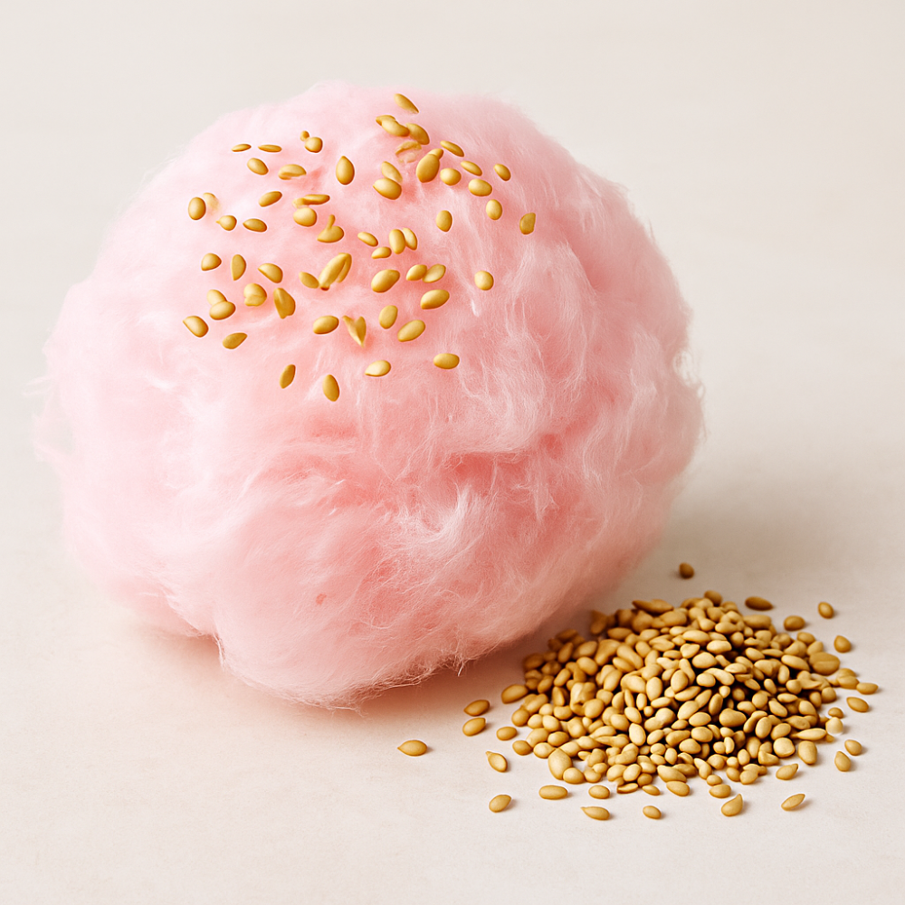 Sesame Cotton Candy Floss Sugar