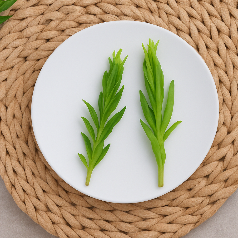 Organic Tarragon Leaf Cotton Candy Floss Sugar