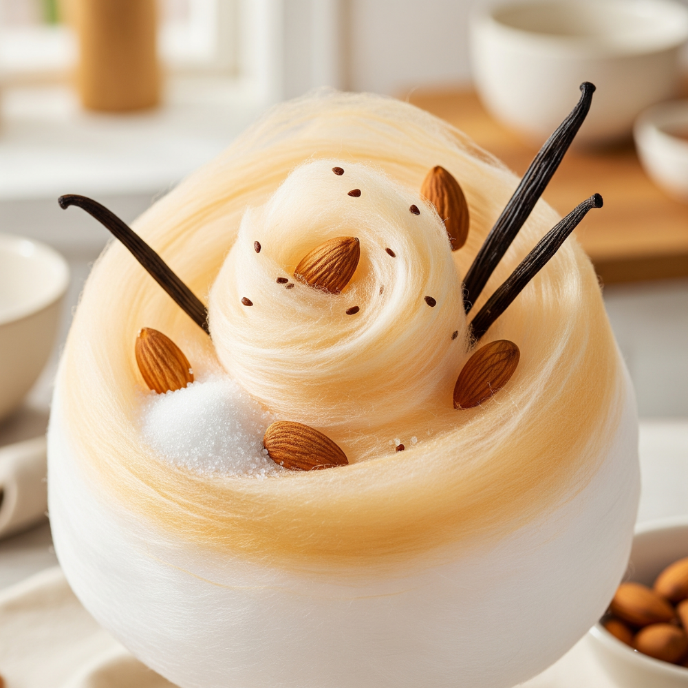 Almond Vanilla Cotton Candy Floss Sugar