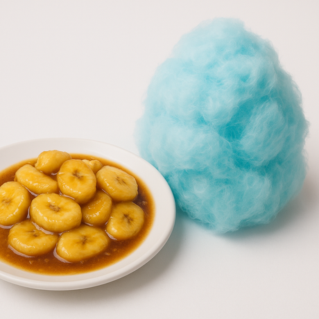 Organic Banana Foster Cotton Candy Floss Sugar