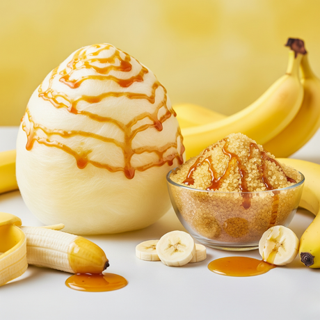 Banana Syrup Cotton Candy Floss Sugar