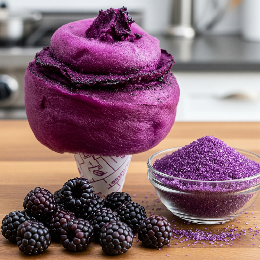 Black Raspberry Cotton Candy Floss Sugar