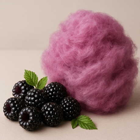 Organic Black Raspberry Cotton Candy Floss Sugar
