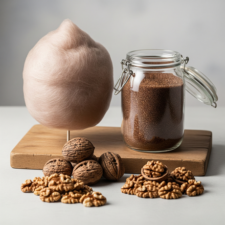 Black Walnut Cotton Candy Floss Sugar