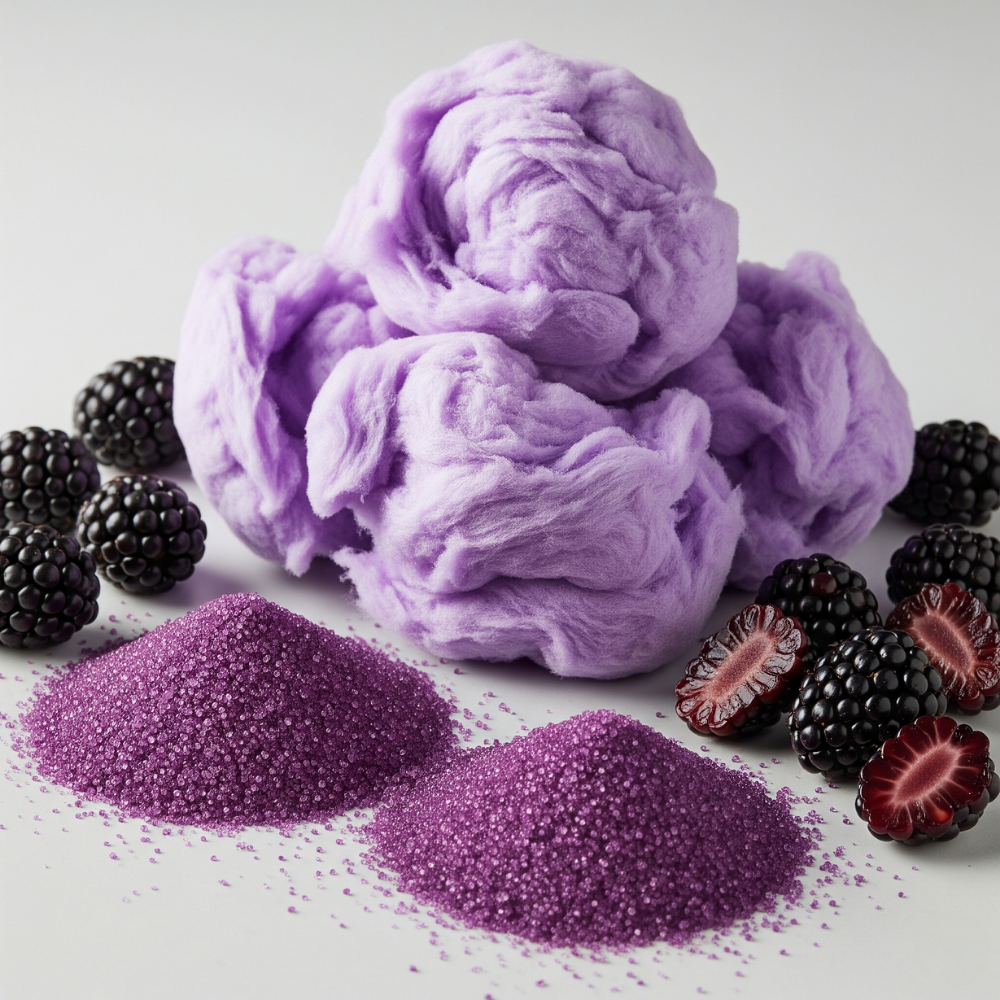 Blackberry Cotton Candy Floss Sugar