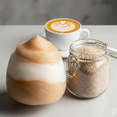 Cappuccino Cotton Candy Floss Sugar