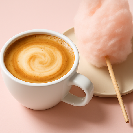 Organic Cappuccino Cotton Candy Floss Sugar