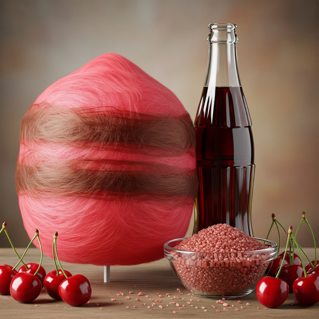 Cherry Cola Cotton Candy Floss Sugar