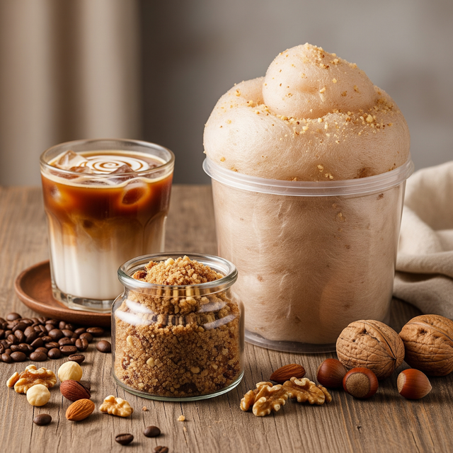 Coffee Nut Cotton Candy Floss Sugar