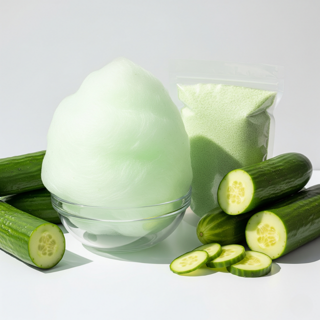 Cucumber Cotton Candy Floss Sugar