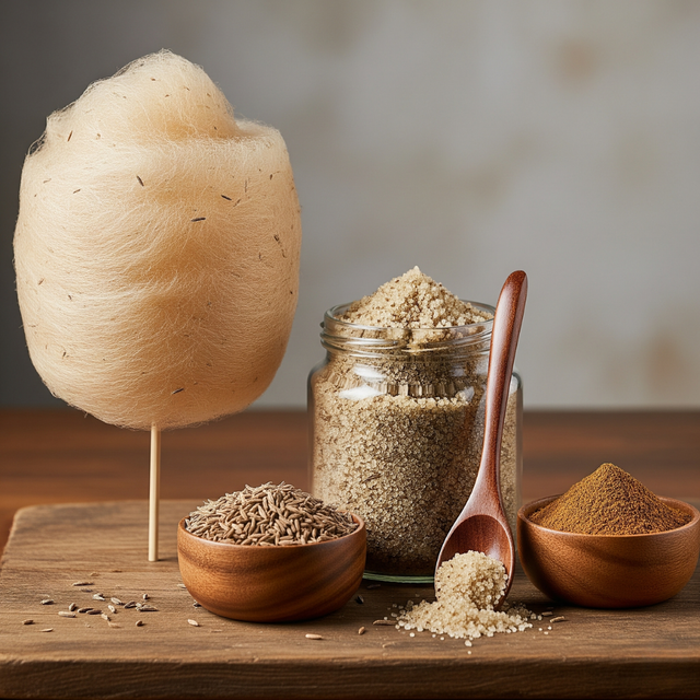 Cumin Cotton Candy Floss Sugar