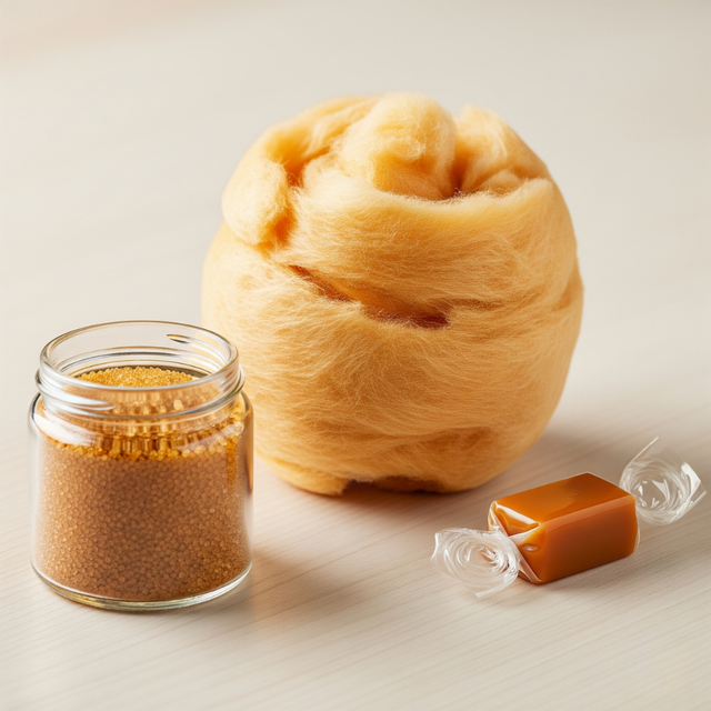 Caramel Cotton Candy Floss Sugar, Organic