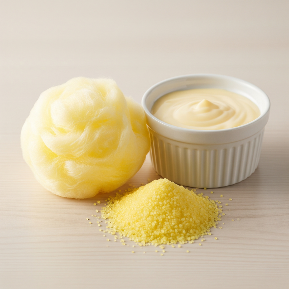 Custard Cotton Candy Floss Sugar, Organic