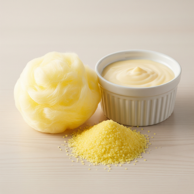 Custard Cotton Candy Floss Sugar, Organic